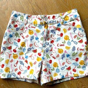 Collection Summer Picnic Ciao Shorts Women Preppy Beach
